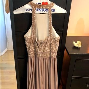 Formal beaded embroidery Maxi dress (Melanie Lynn)